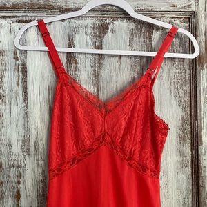 Carol Brent Vintage red lingerie